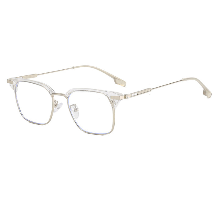 Women's square sunglasses with lightweight metal frame and wide temples Stornfield