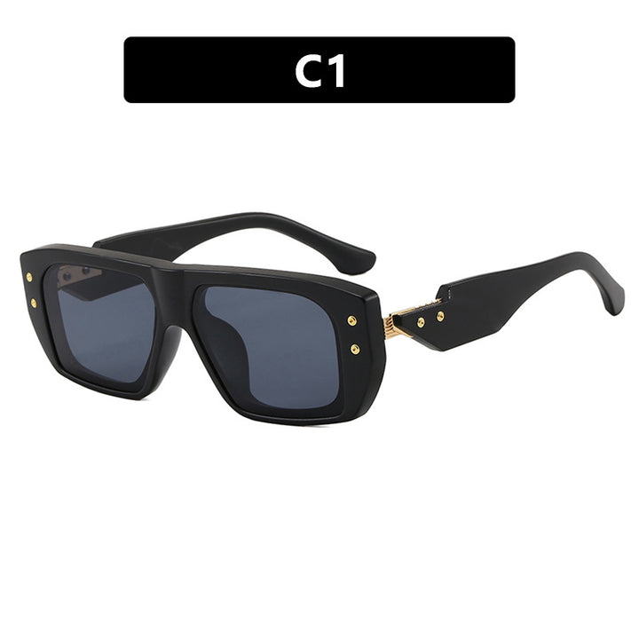 Women's fashionable square glasses with multicolored transparent frame Stornfield