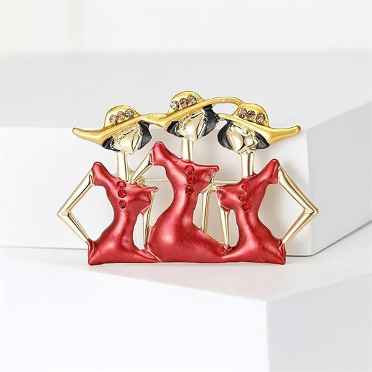 Artistic Figurine Brooch Stornfield