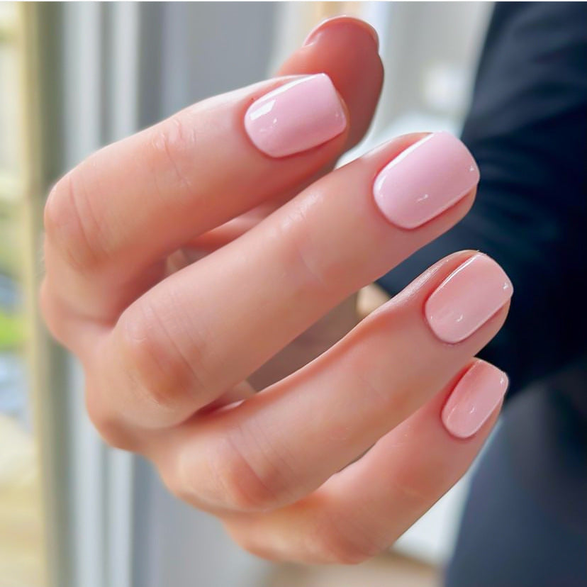 Glossy Press-On Nail Set with Elegant Design Stornfield