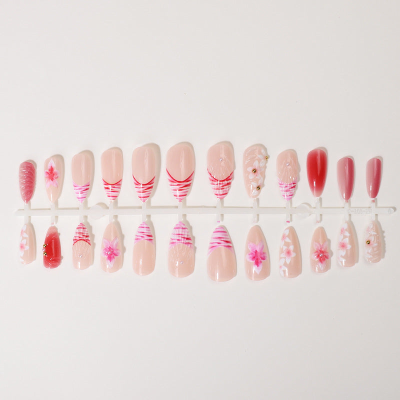 Floral Art Press-On Nail Tips Collection Stornfield