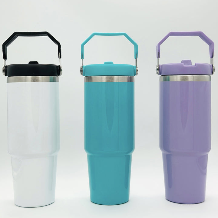 Women's insulating mug with practical folding handles Stornfield
