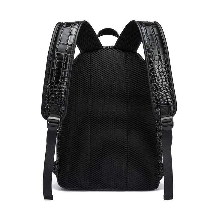 Elegant Backpack in Crocodile Look Stornfield