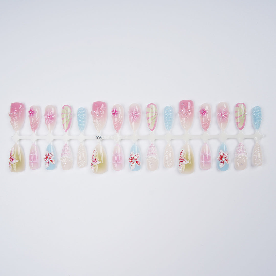 Artificial Flowers Nail Set Stornfield