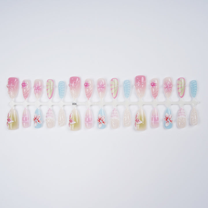 Artificial Flowers Nail Set Stornfield