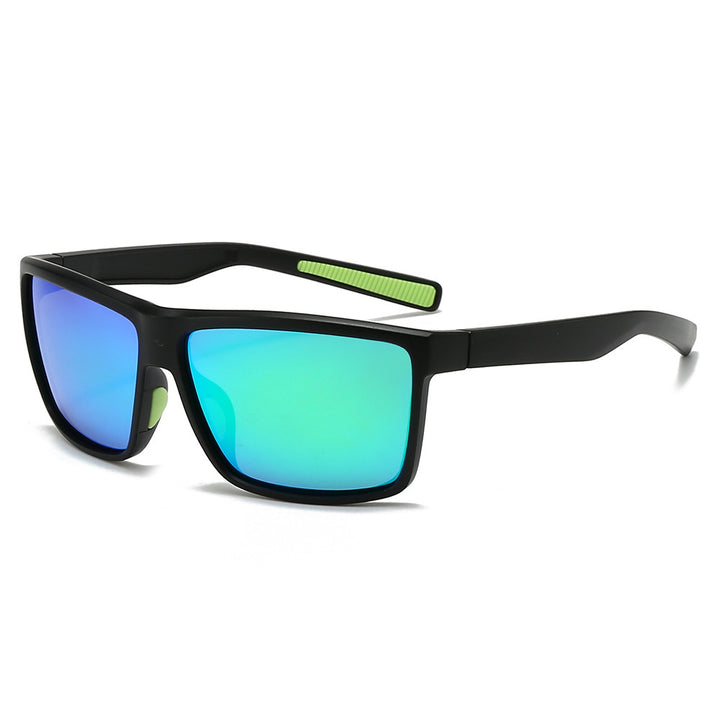 Men's sporty sunglasses with highly reflective lenses and elastic frame Stornfield