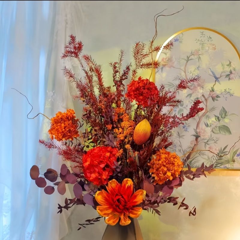 Exquisite Dried Floral Centerpiece