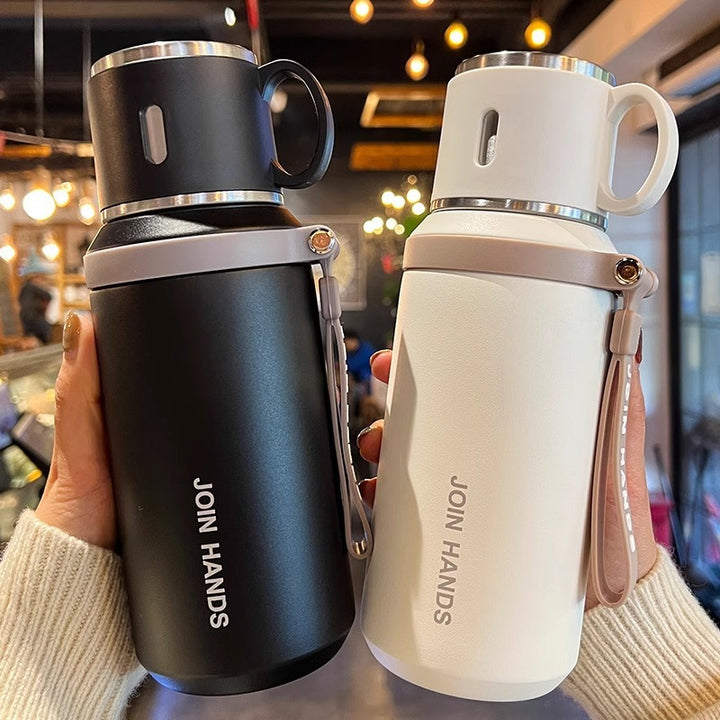 Women's Insulated Drinking Bottle with Ergonomic Grip and Leak-proof Lid System Stornfield