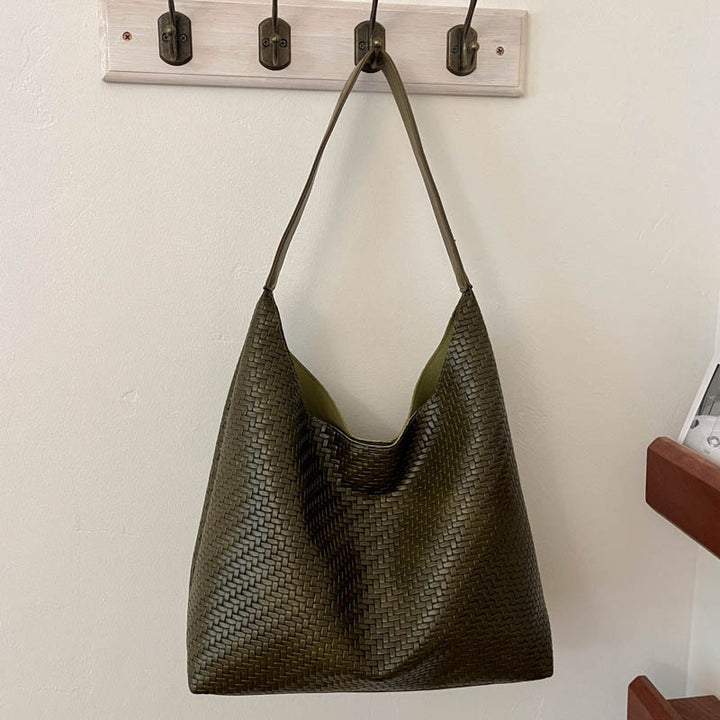 Woven Texture Shoulder Bag