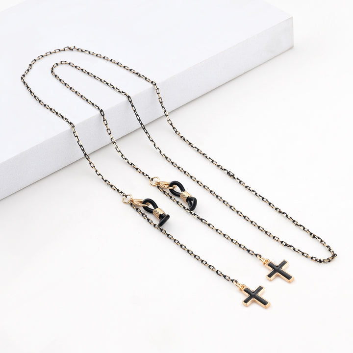 Elegant Geometric Glasses Chain Stornfield