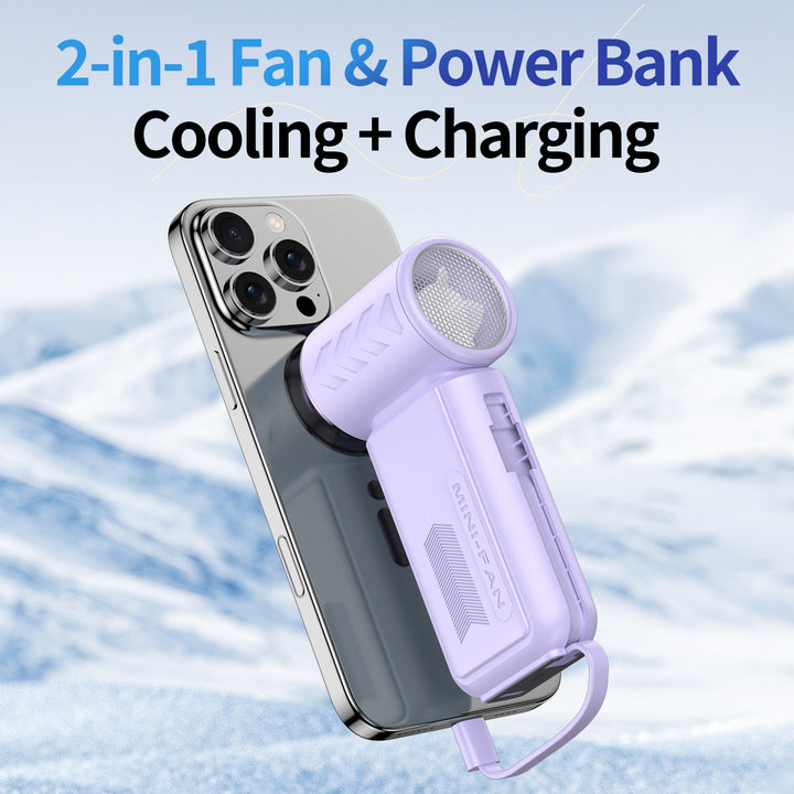 Portable Cooling Fan for Women with Power Bank Stornfield