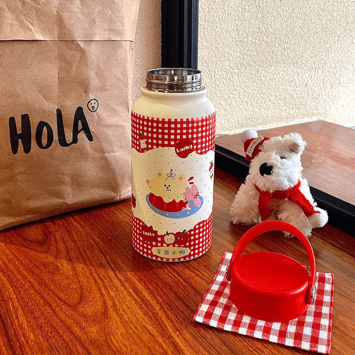 Ladies Insulated Water Bottle with Cute Animal Design Stornfield