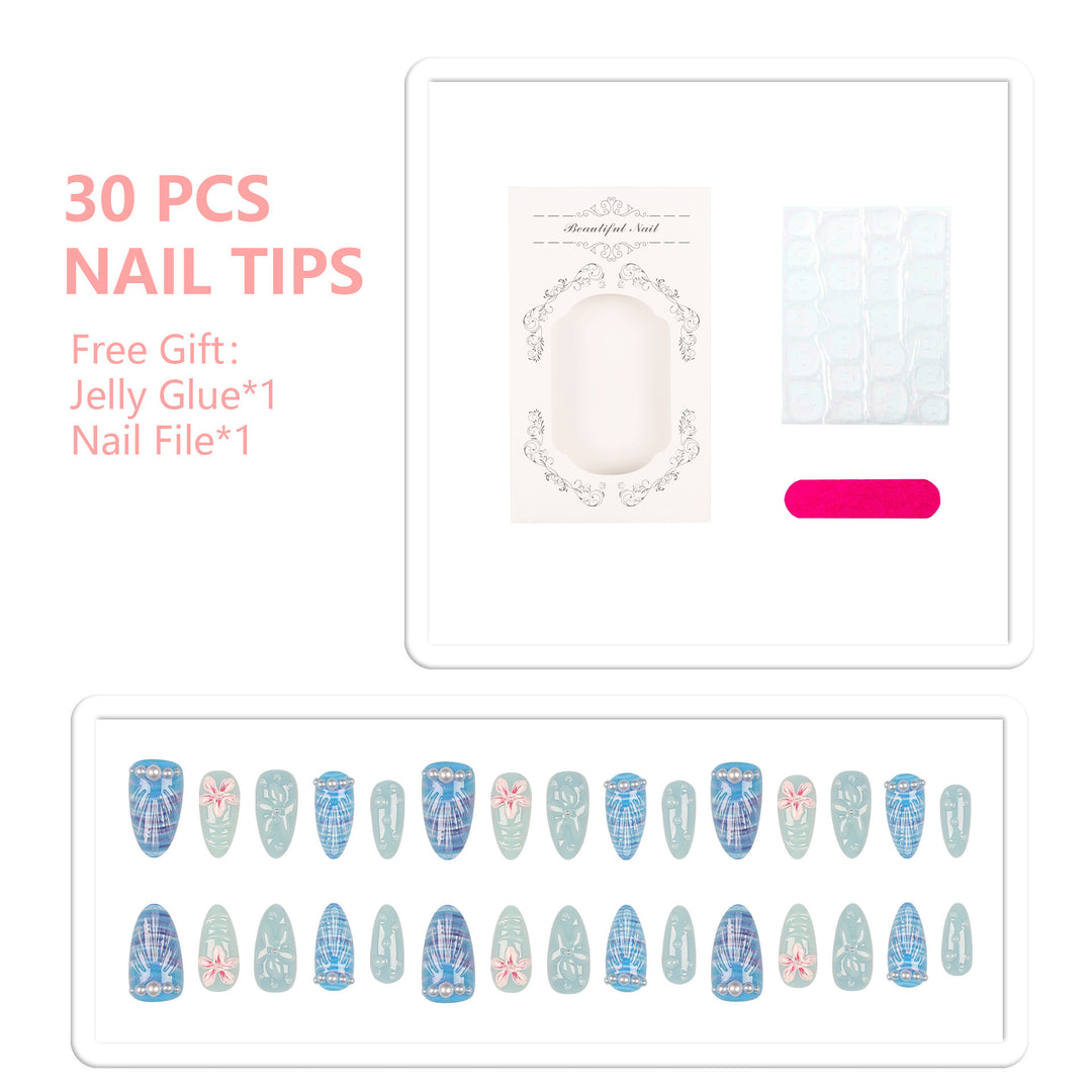 Artistic Tropical Nail Decor Set