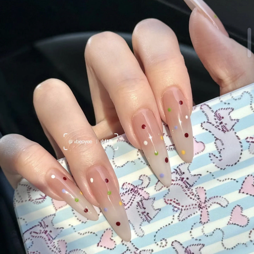 Artificial nails with elegant ombre look Stornfield