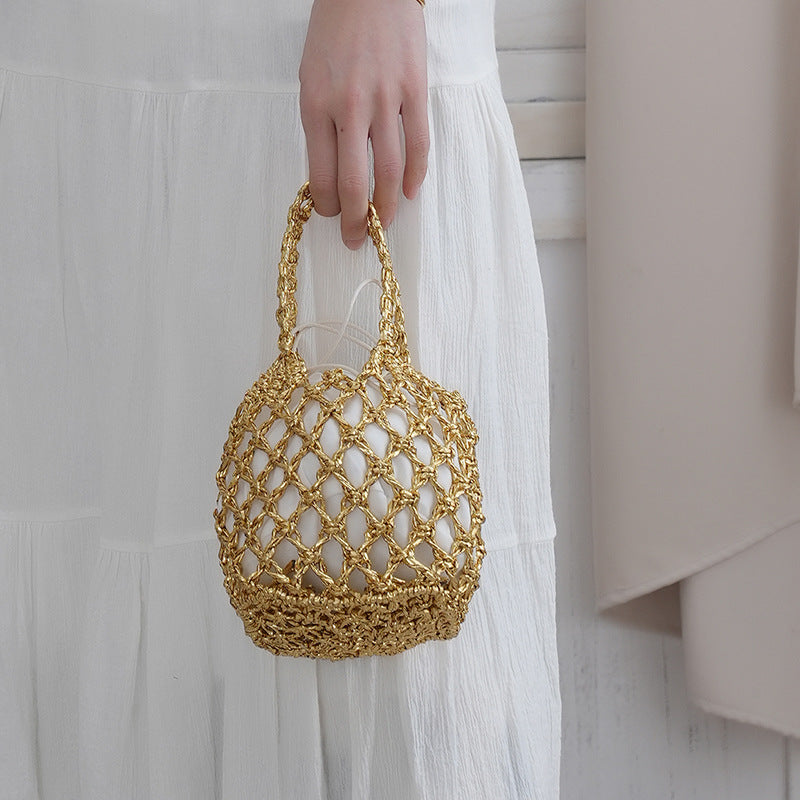 Net shopping bag with braided design Stornfield