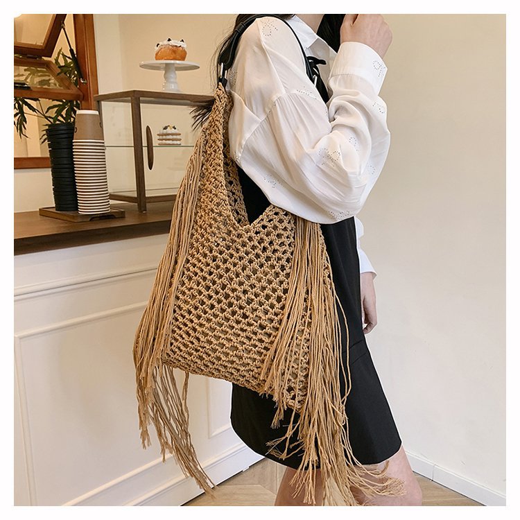 High-quality macrame shoulder bag Stornfield