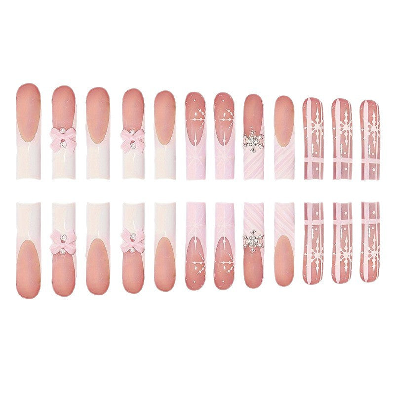 Glamorous Holiday Press-On Nail Set Stornfield