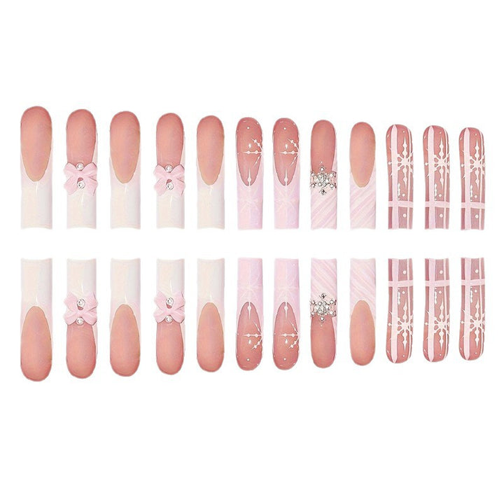 Glamorous Holiday Press-On Nail Set Stornfield