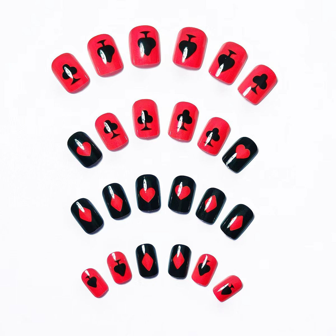 Creative Playing Card Nail Design Set Stornfield