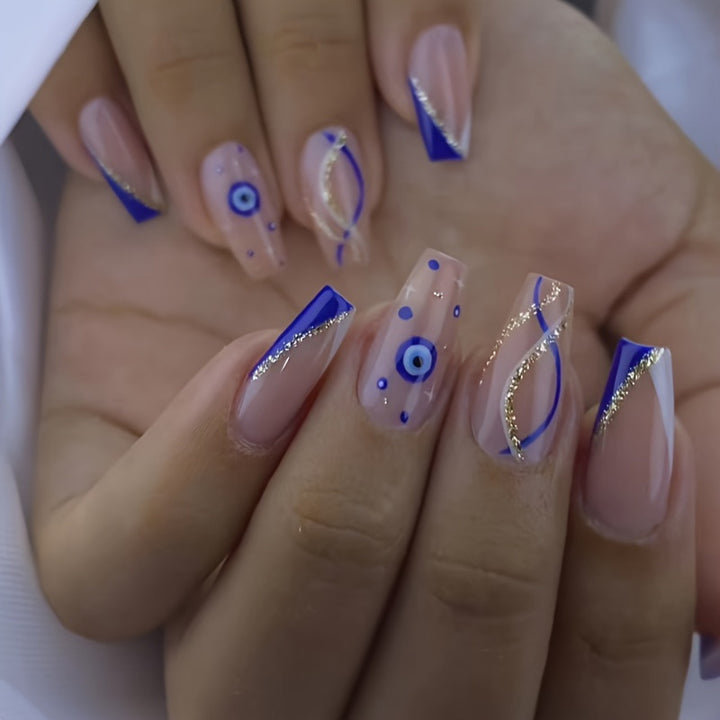 Artful Nail Art with Cute Bunny Pattern Cold Stornfield