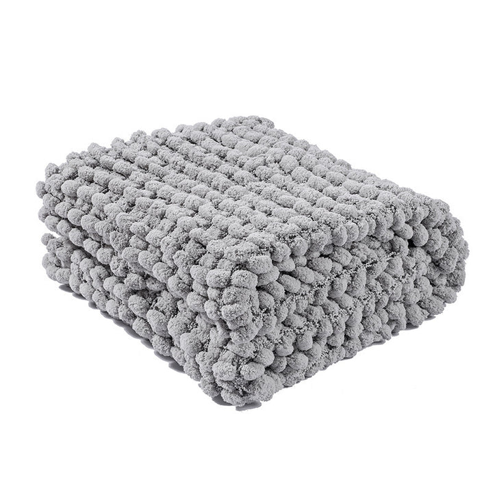 Plush Textured Throw Blanket