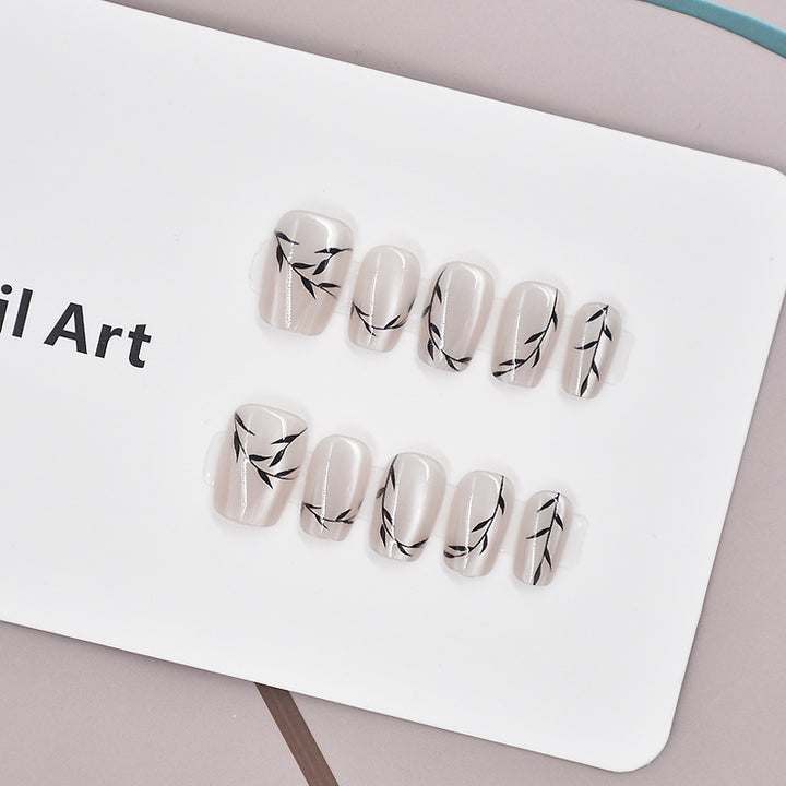 Glamorous Heart-Themed Press-On Nail Set Stornfield