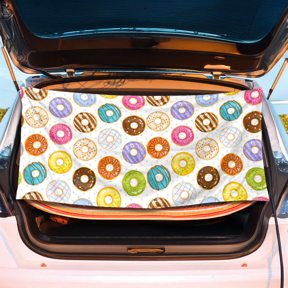 Multifunctional beach towel with cheerful fruit pattern Stornfield