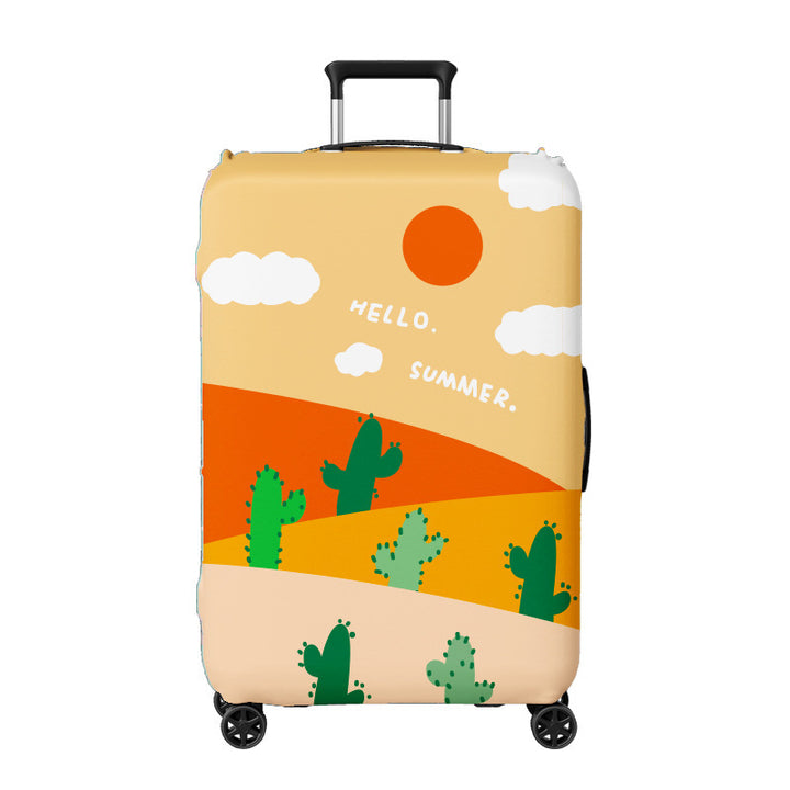 Unisex hard-shell travel suitcase with creative ice cream design Stornfield