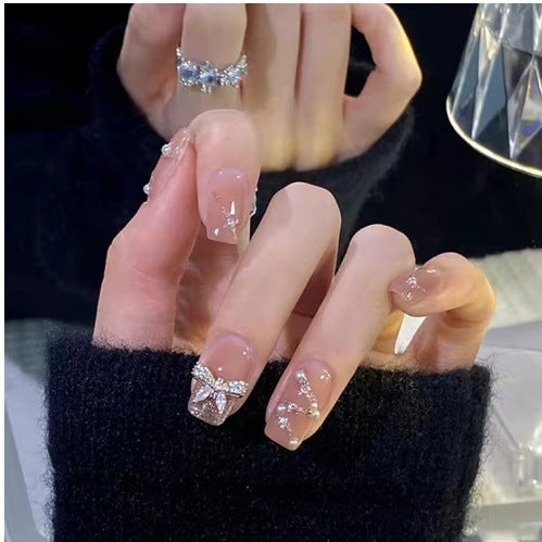 Elegant Floral Nail Art Extensions Stornfield