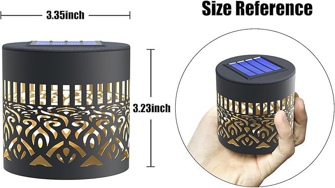 Decorative Solar Wall Light With Mandala Projection Pattern Stornfield