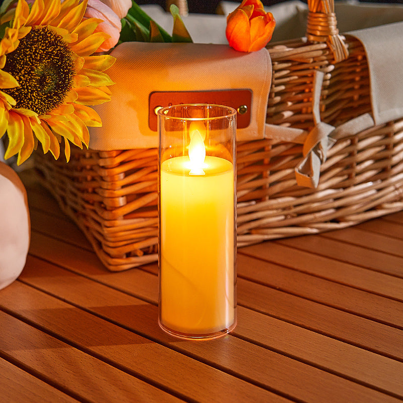 LED Wax Candle in Modern Design Stornfield