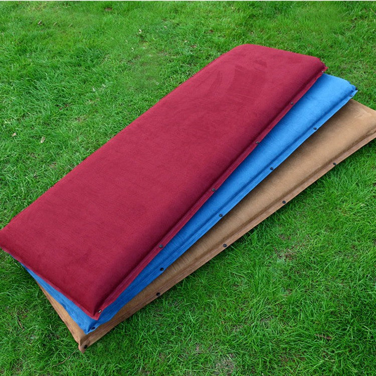 full-length camping sleeping pad with heavy-duty canvas cover and reinforced snap grommets Stornfield