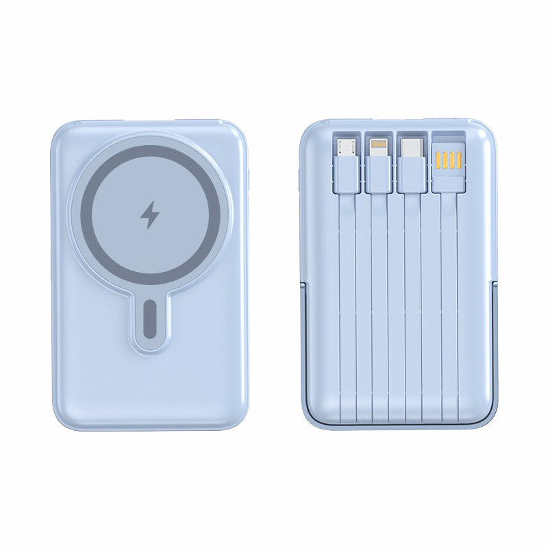 Portable Power Bank with Integrated Cable Compartment by Stornfield