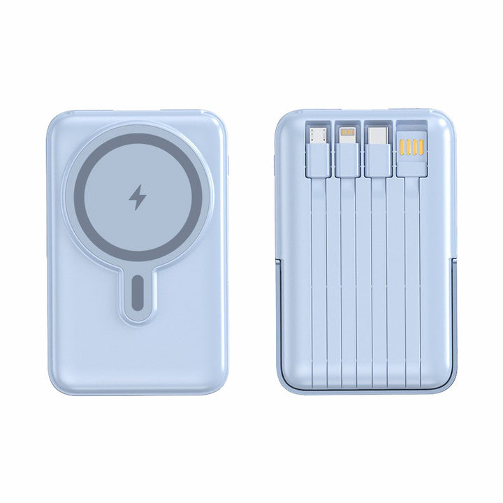 Portable Power Bank with Integrated Cable Compartment by Stornfield