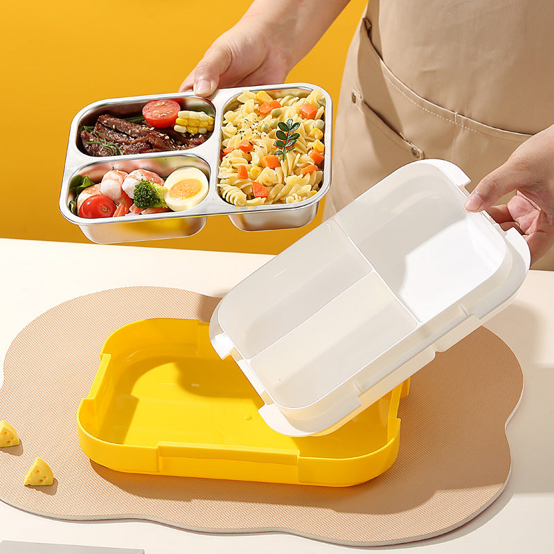 Multi-Compartment Leak-Proof Food Storage Container