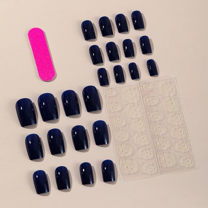 Glossy Long Square Nail Extensions Stornfield