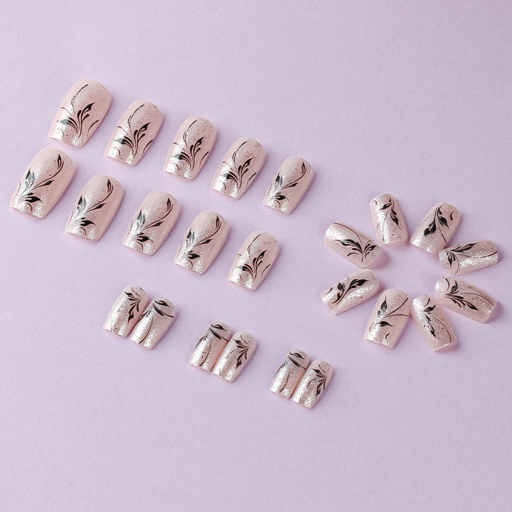 Floral Gel Nail Art Design Stornfield 1787542888