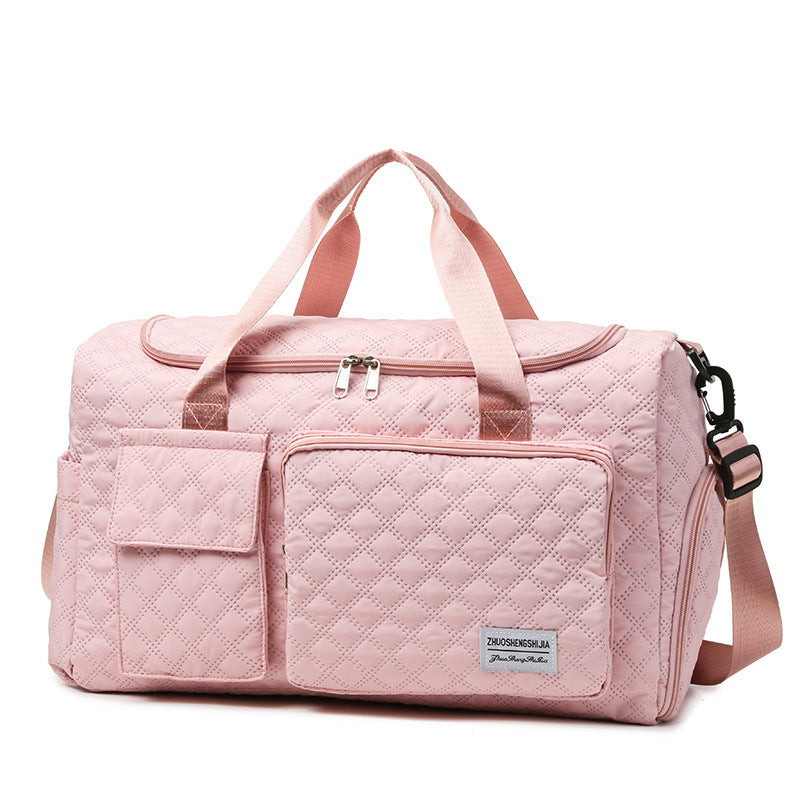 Quilted Multi-Compartment Sports Travel Duffel Bag Stornfield