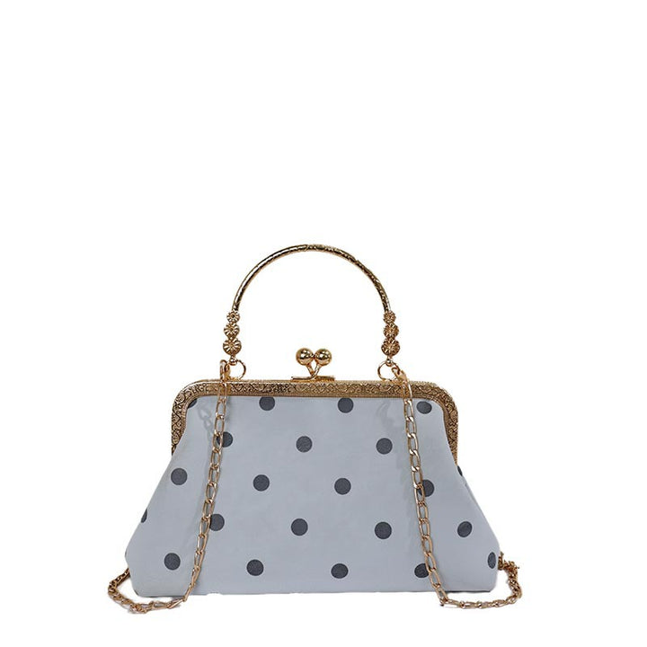 WoVintage Elegant Polka Dot Evening Clutch Stornfield