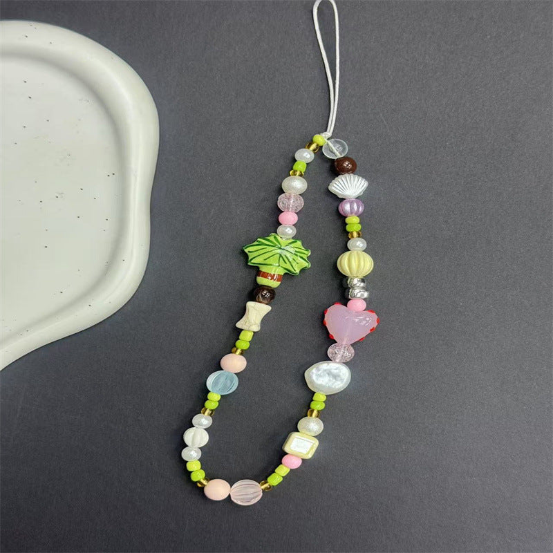 Whimsical Beaded Charm Necklace Stornfield 1790136000