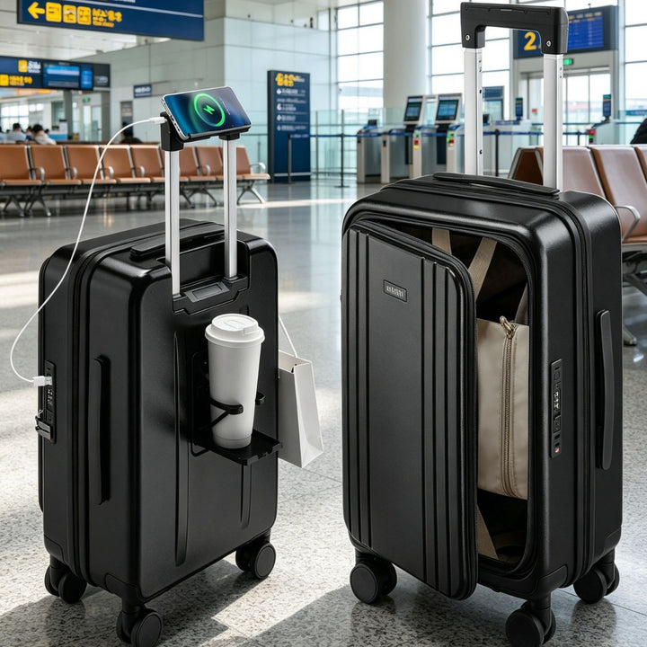 Unisex Smart Hard Shell Trolley Suitcase Stornfield