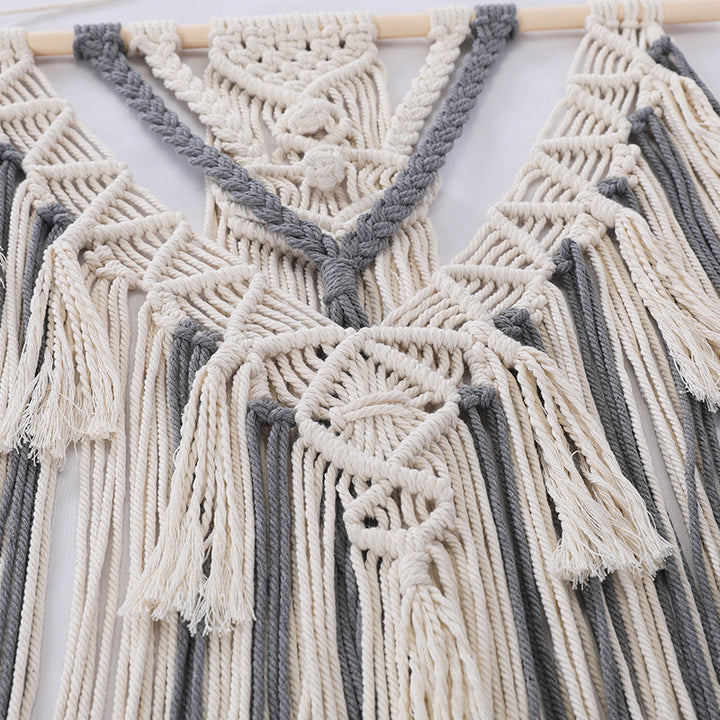 Macrame Wall Hanging with Fringes Stornfield