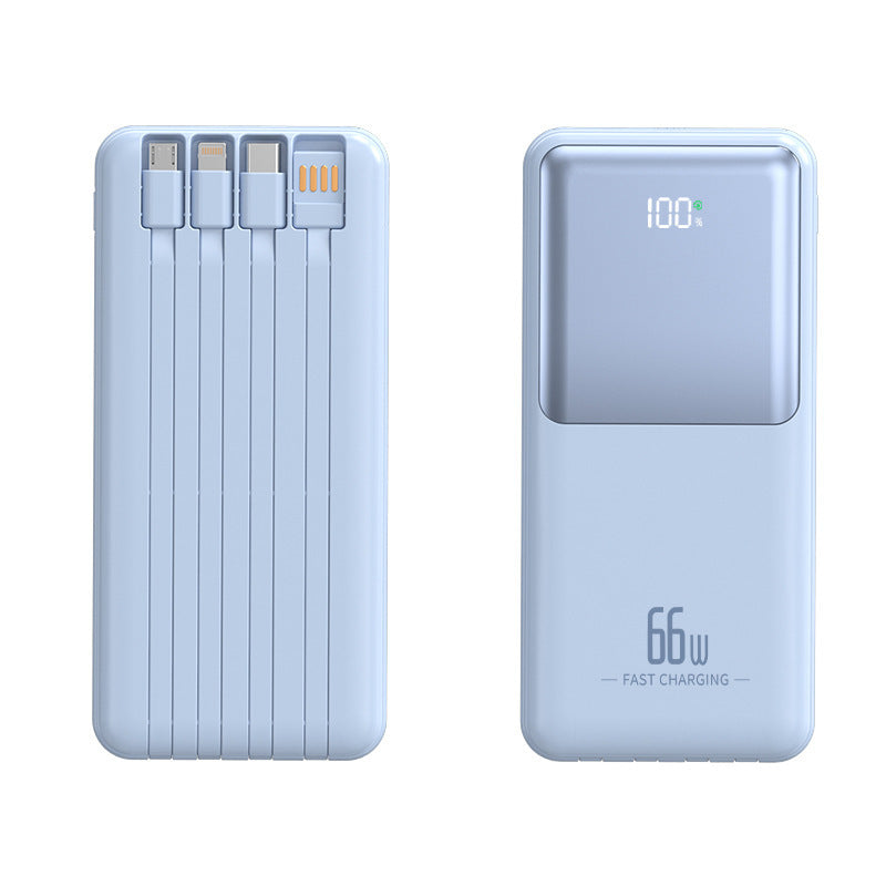 Portable power bank with integrated multifunction charging cable Stornfield