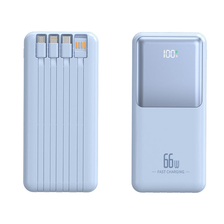 Portable power bank with integrated multifunction charging cable Stornfield