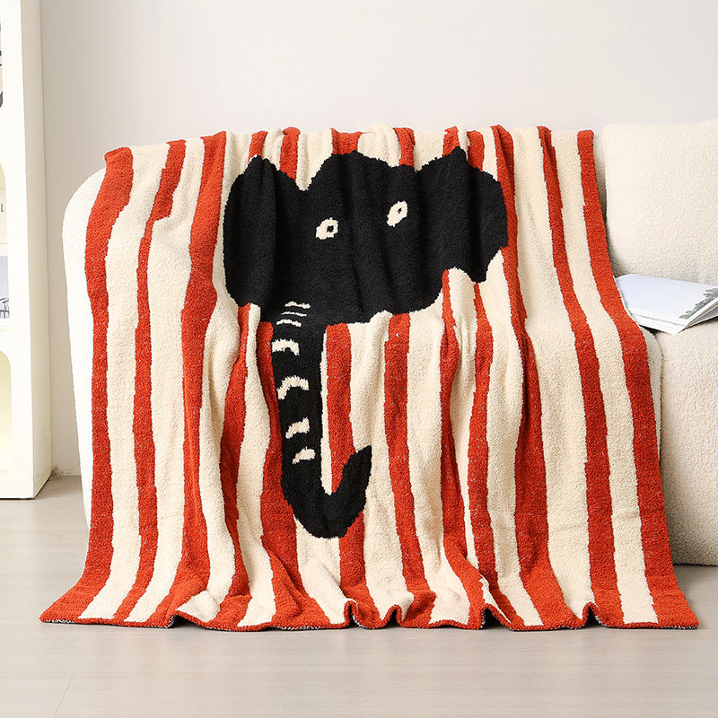 Decorative Cartoon Animal Throw Blanket