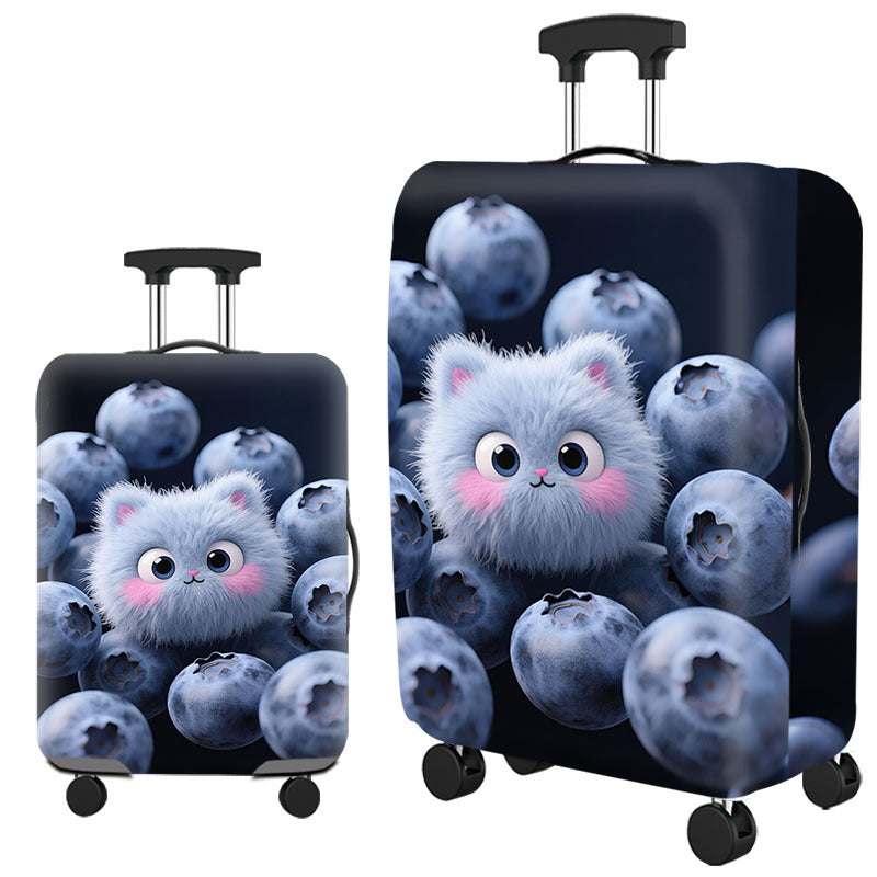 Tropical Leaf Print Hard Shell Luggage Stornfield