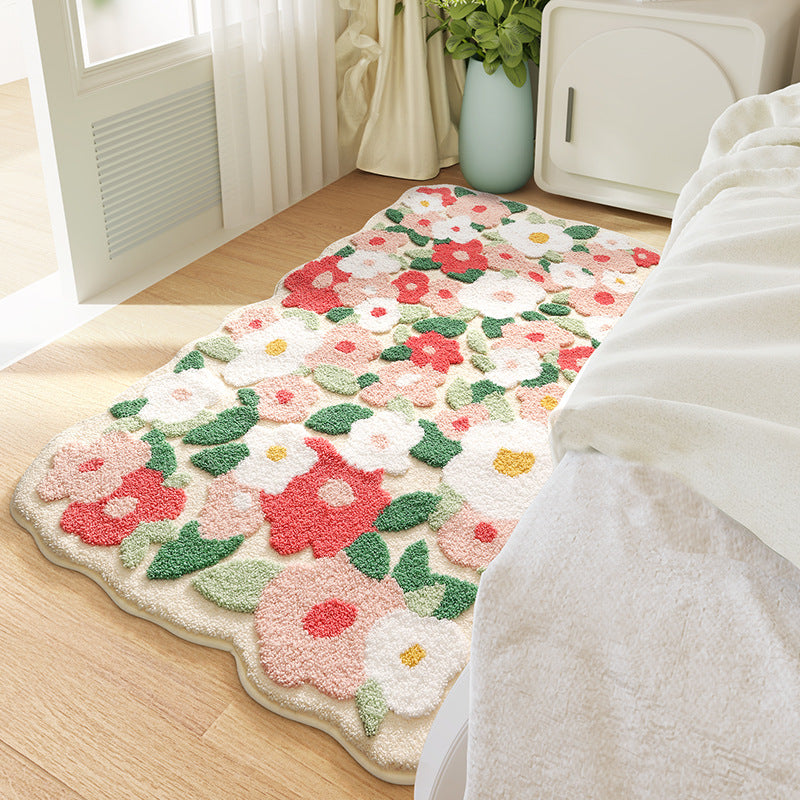 Plush Landscape Design Bath Rug