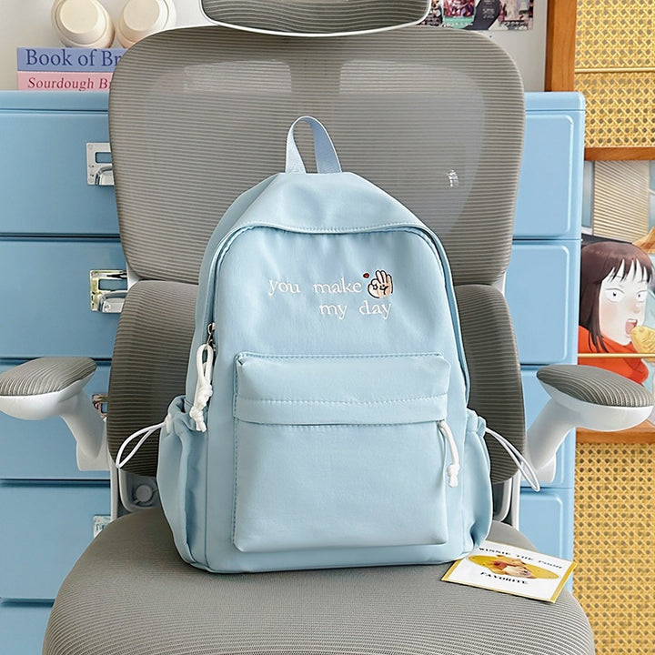 Casual Embroidered Mini Backpack Stornfield