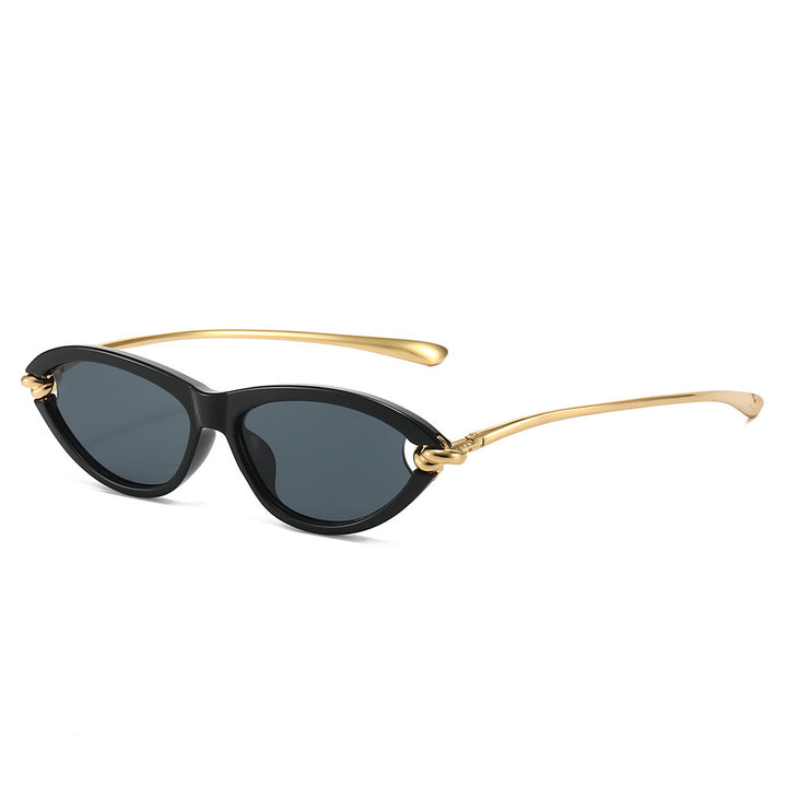 Chic Cat-Eye Sunglasses with Gold Accents Stornfield