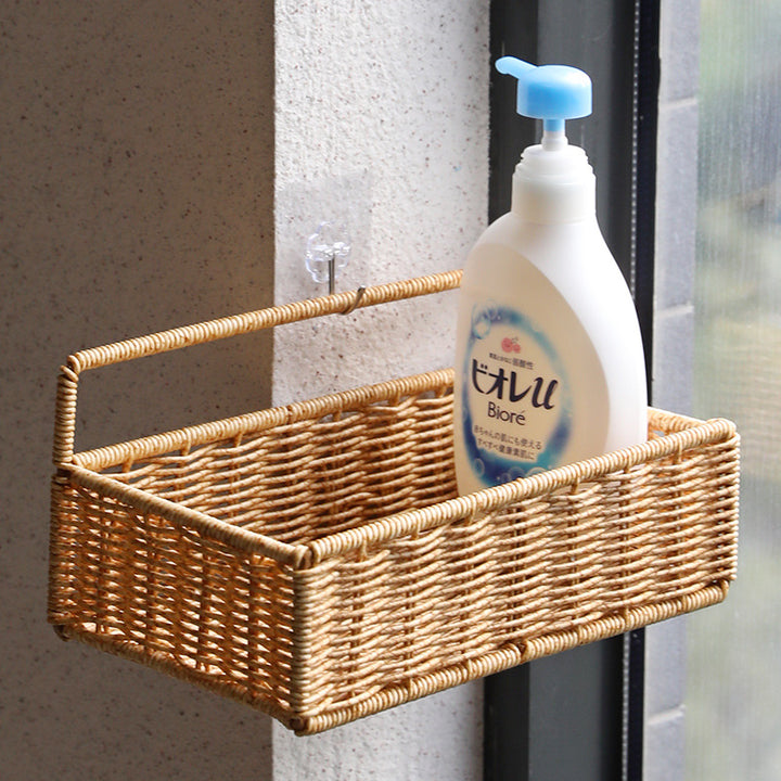 Unisex storage basket with practical carrying handle Stornfield